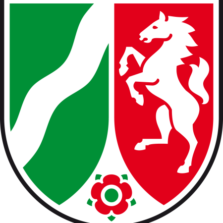 Wappen des Landes Nordrhein-Westfalen – Symbol für Gemeinnützigkeit auf Landesebene